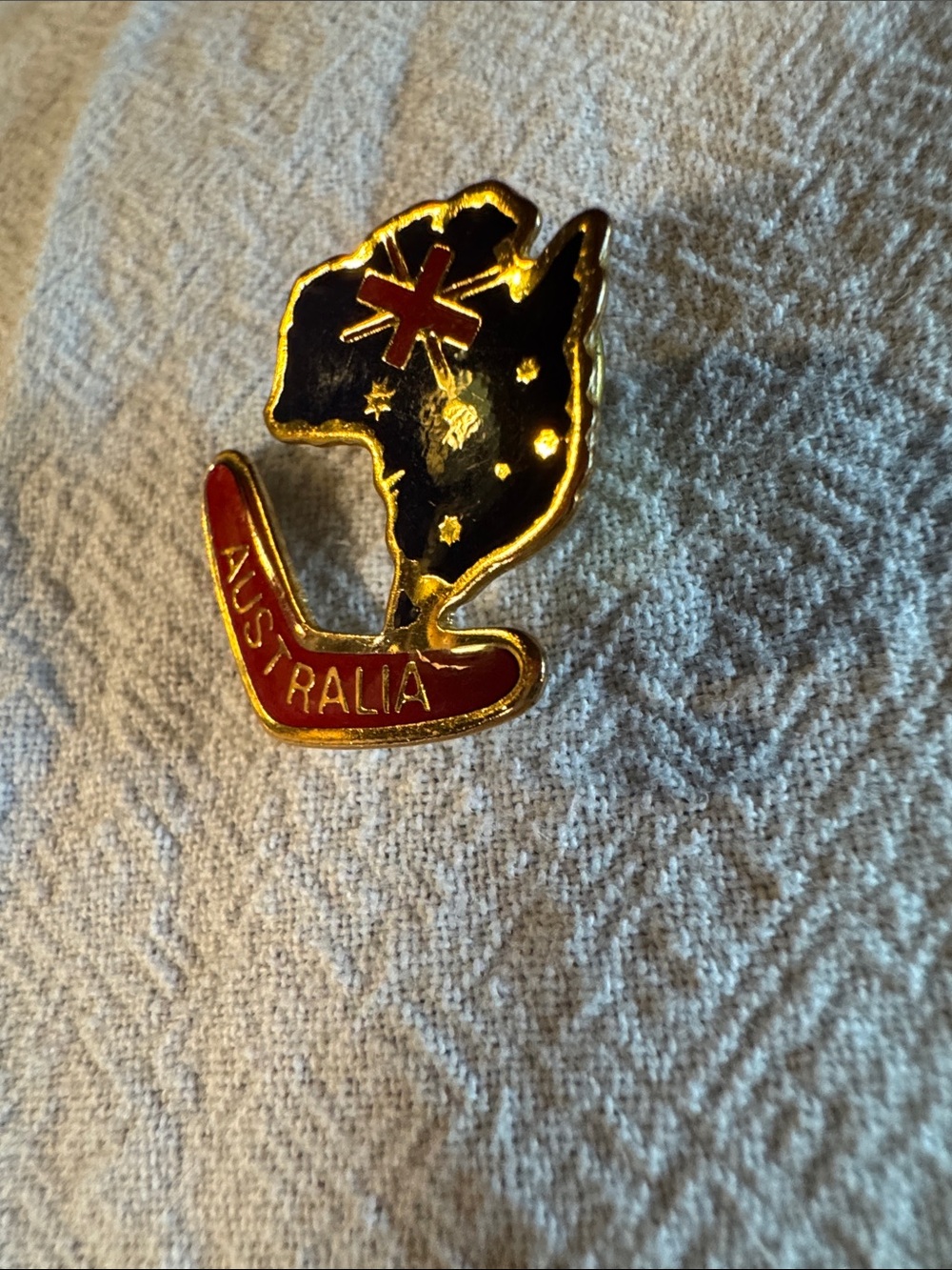 Stanley Australia Flag Pin in Blue, Red & Gold